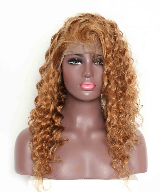 Cara Density Strawberry Blonde Color Loose Wave Lace Front