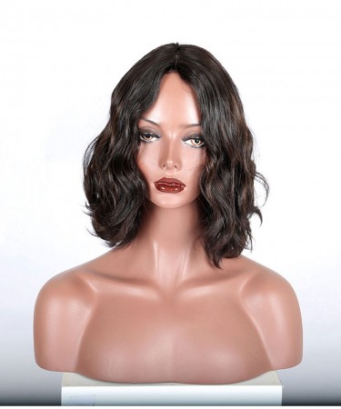 CARA Silk Top Kosher Wig Bouncy Wavy 1b/30 Highlight Jewish Wig