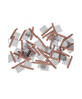 CARA Lace Wrap 6 Teeth Combs Wire Spring Comb