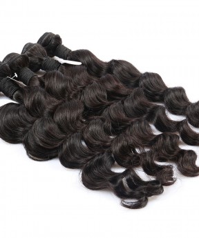 CARA Loose Wave 100% Unprocessed Hair Extensions 2 Pcs  Human Hair Weave Bundles 