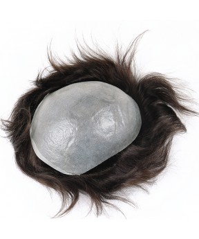 CARA Human Hair Men Toupee Premium Quality Men Hair Replacement Hair Piece Men Wig