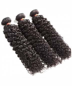 CARA Malaysian Virgin Human Hair 3 Bundles Deep Curly Double Weft 