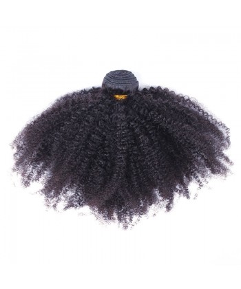 Msbuy Malaysian Afro Kinky Curly Virgin Hair Bundles 100% Human Natural Hair Weave 3Pieces