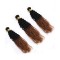 CARA Ombre Human Hair Bundles 3 Pcs Afro Kinky Curly Hair Bundles 1B/30  