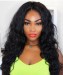 CARA SALE! 18inch 150% Density Lace Front Human Hair Wigs Natural Wave Medium Cap Size 