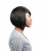 CARA Straight Human Hair Wigs 100% Brazilian Short Bob Wig With 130% Density 1B Color