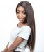 CARA Dark Brown Color #2 Straight 360 Lace Frontal Wig Pre Plucked With Baby Hair 180% Density