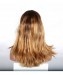 CARA Kosher Wig Jewish Lace Wigs European virgin hair Straight ombre color silk top free shipping